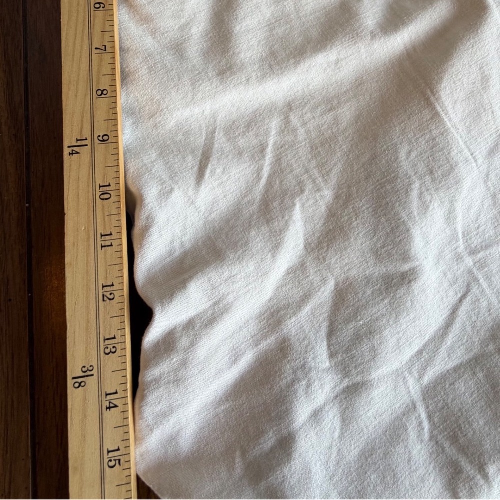 Pistola Cream Cotton Blend Drawstring Elastic Waist Jogger Tapered Pants Size M - Picture 7 of 9